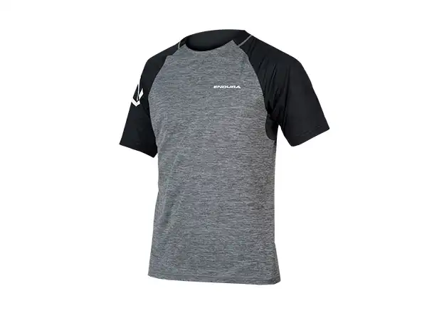 Endura SingleTrack pánsky dres krátky rukáv Cínovo šedá