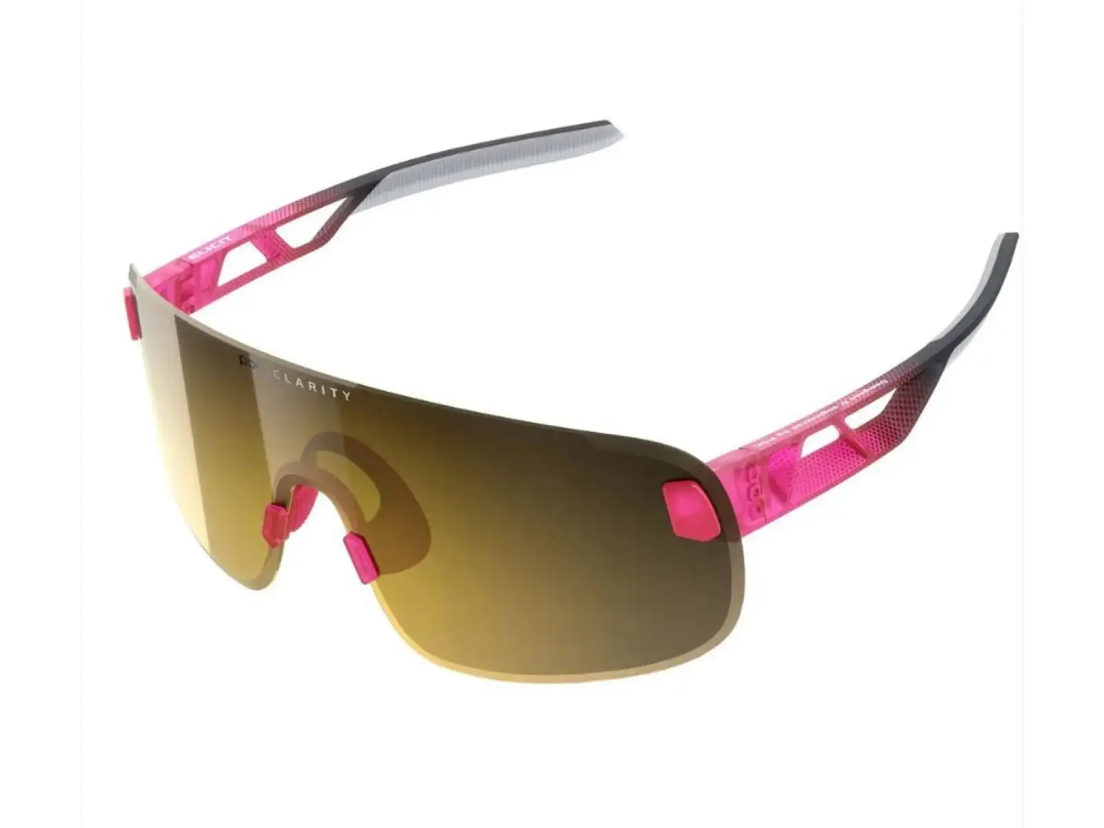 POC Elicit okuliare Fluorescent Pink/Uranium Black Translucent