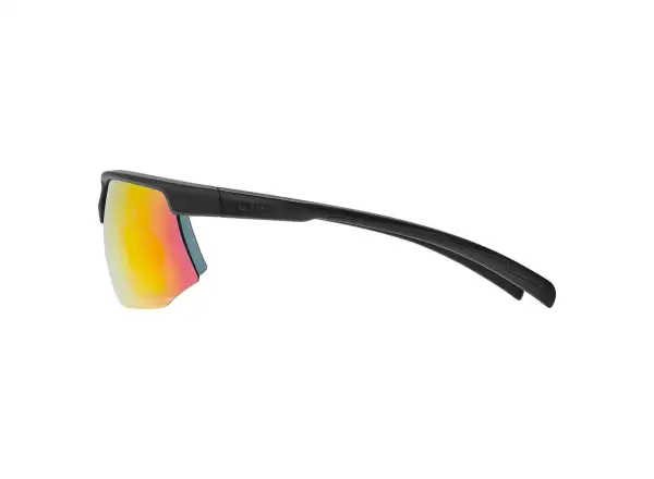 Uvex Aerios Okuliare Black Matt / Mir. Red