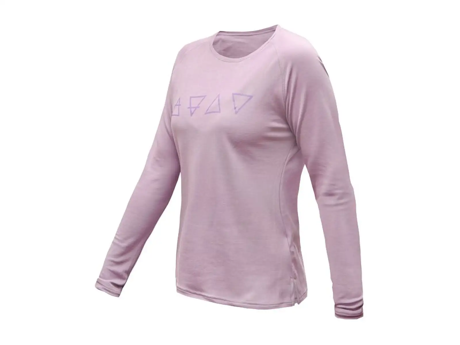 Sensor Merino Blend Elements dámske tričko dlhý rukáv Mystic Violet