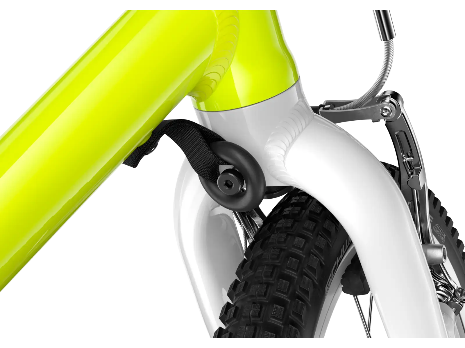 Woom GO 3 detský bicykel neon lime