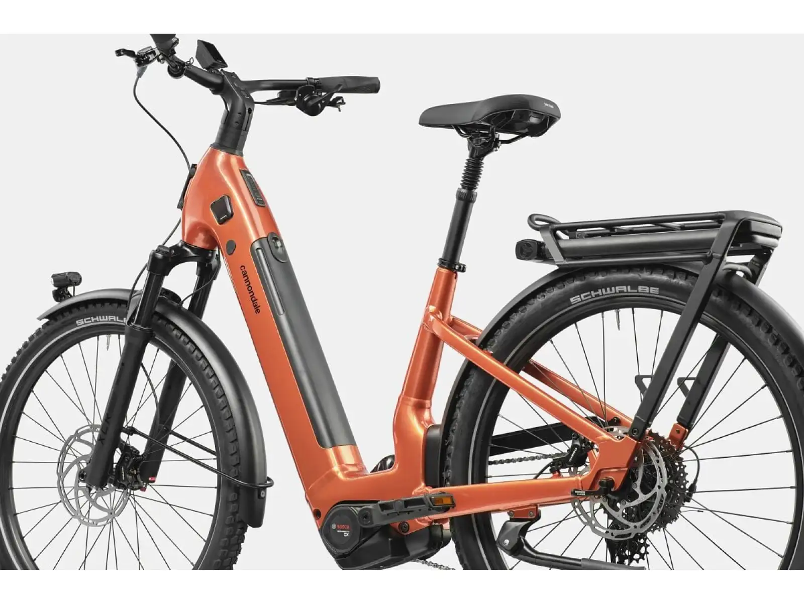 Cannondale Tesoro X 1 LSTH Orange Slice nízkonástupový cestovný elektrobicykel