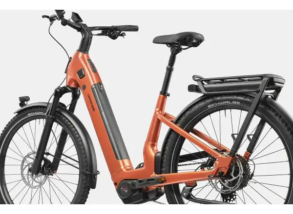 Cannondale Tesoro X 1 LSTH Orange Slice nízkonástupový cestovný elektrobicykel
