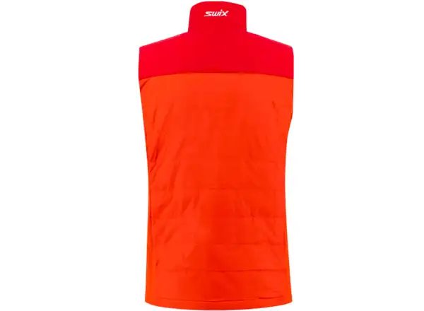 Swix Surmount Primaloft Pánska vesta Fiery Red