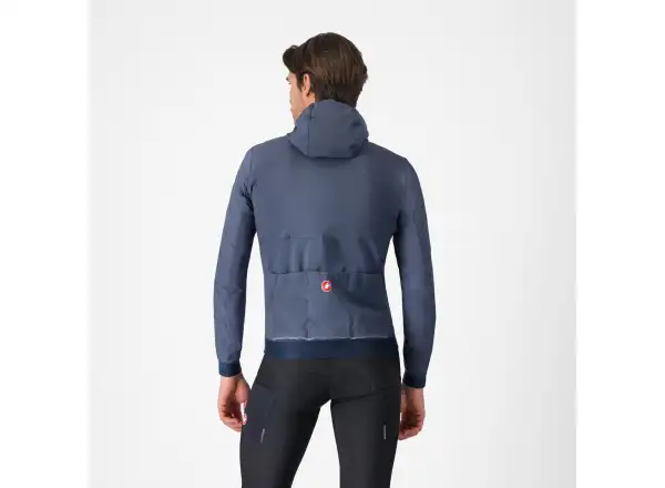 Castelli Fly Unltd Jacket pánska bunda Dark Steel Blue