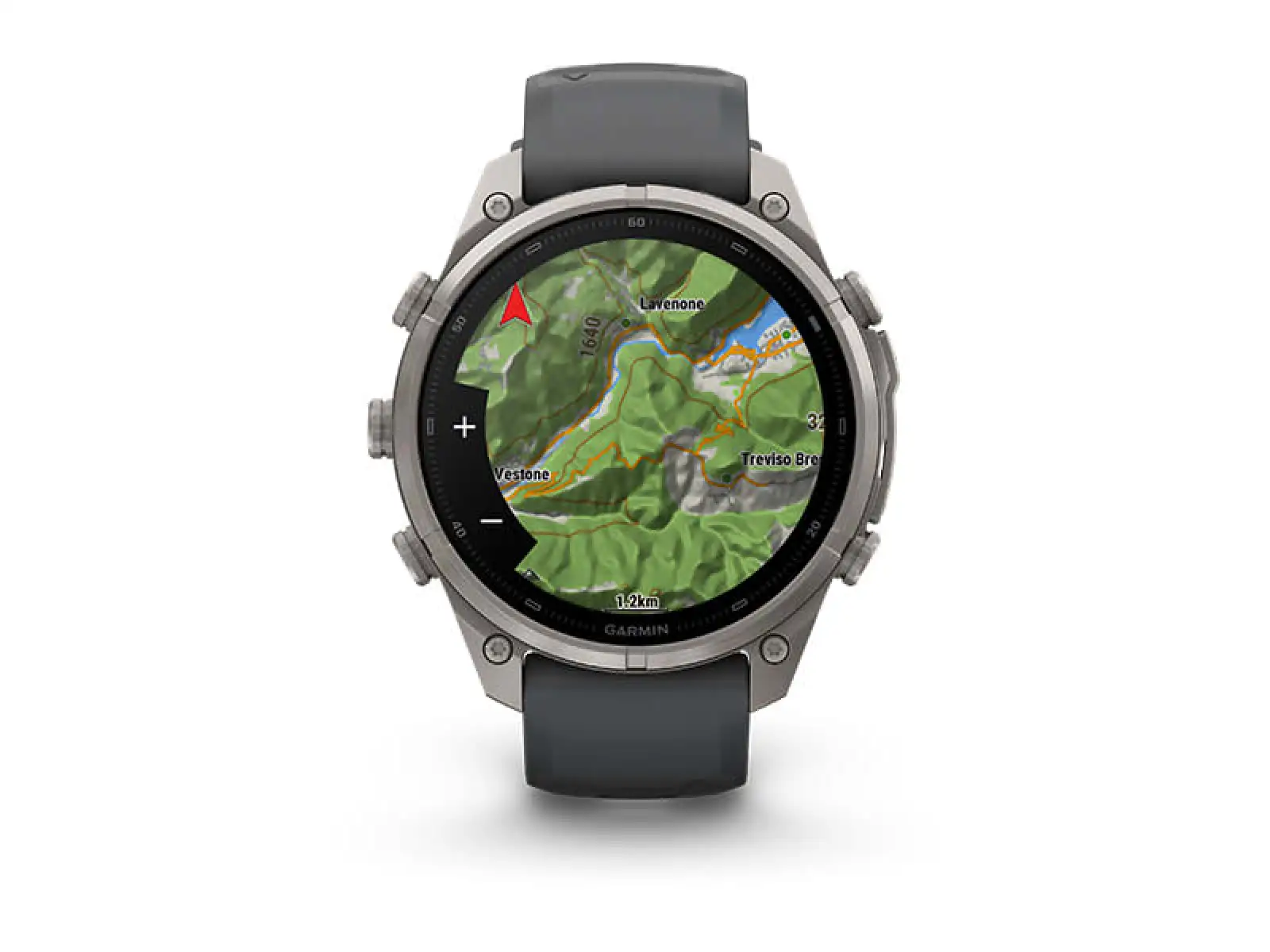 Garmin fenix 9 Pro inReach 43 mm inteligentné hodinky Carbon gray DLC Titanium Black/Pebble gray