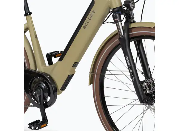 Ecobike X-City mestský elektrobicykel 468 Wh Cappuccino