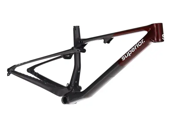 Superior XF Team rámová sada bez tlmiča Red Carbon/Matte Carbon