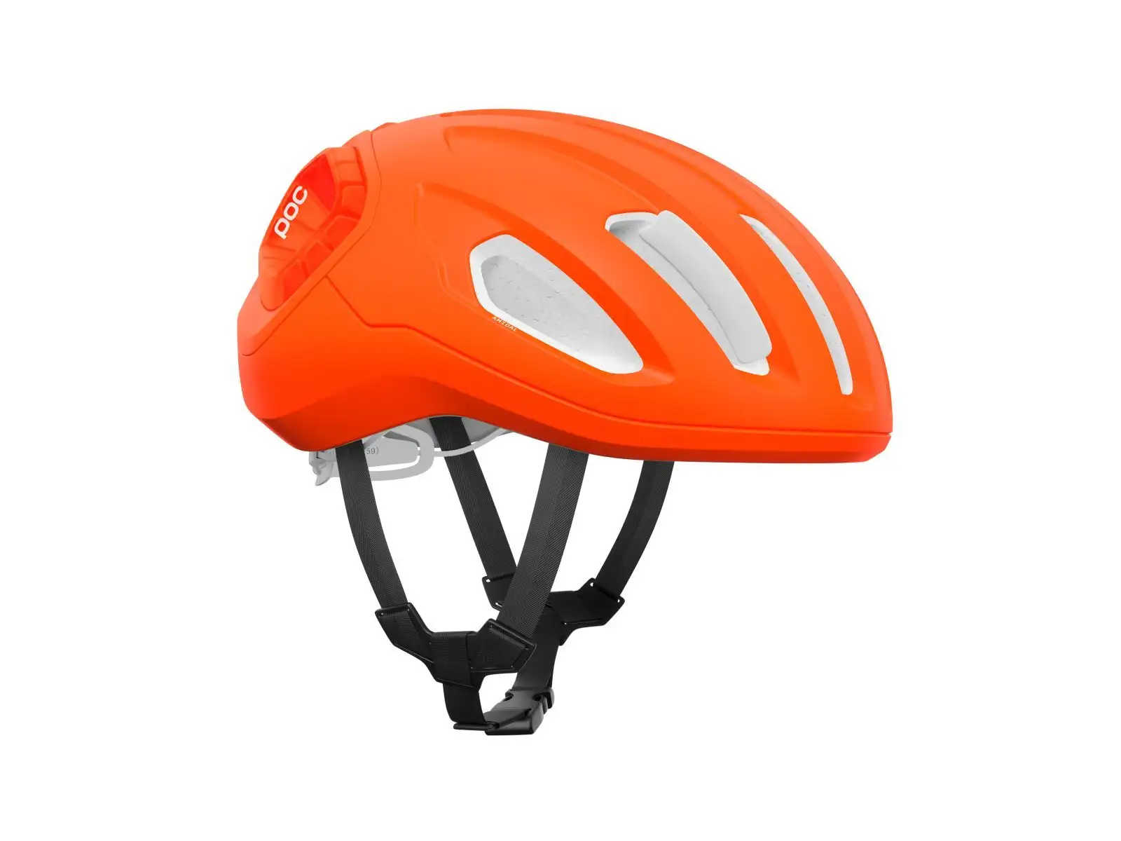 POC Amidal cestná prilba Fluorescent Orange Matt