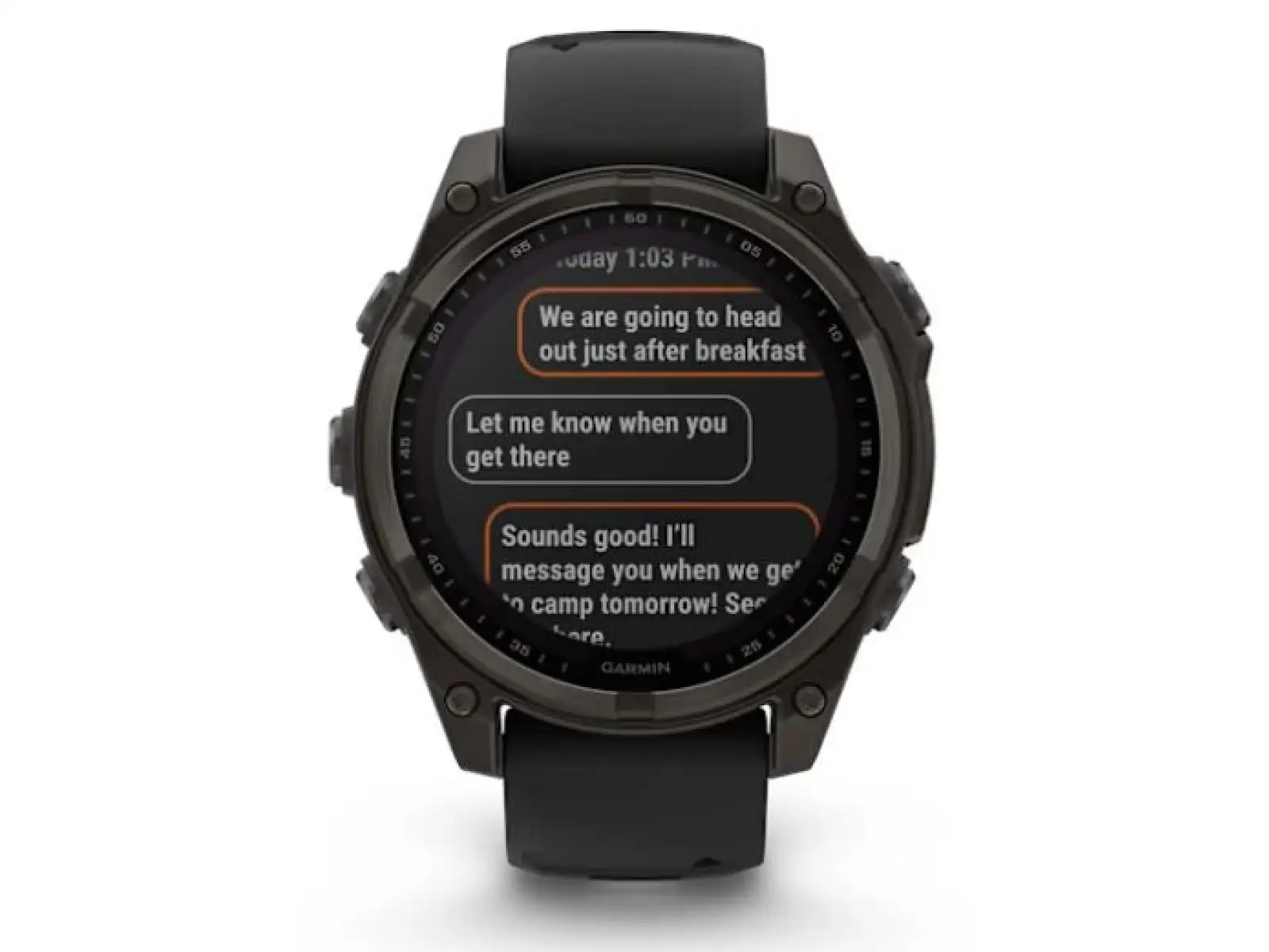 Garmin fenix 8 - 47 mm Solar Sapphire inteligentné hodinky Carbon Gray DLC Titanium Black/Gray