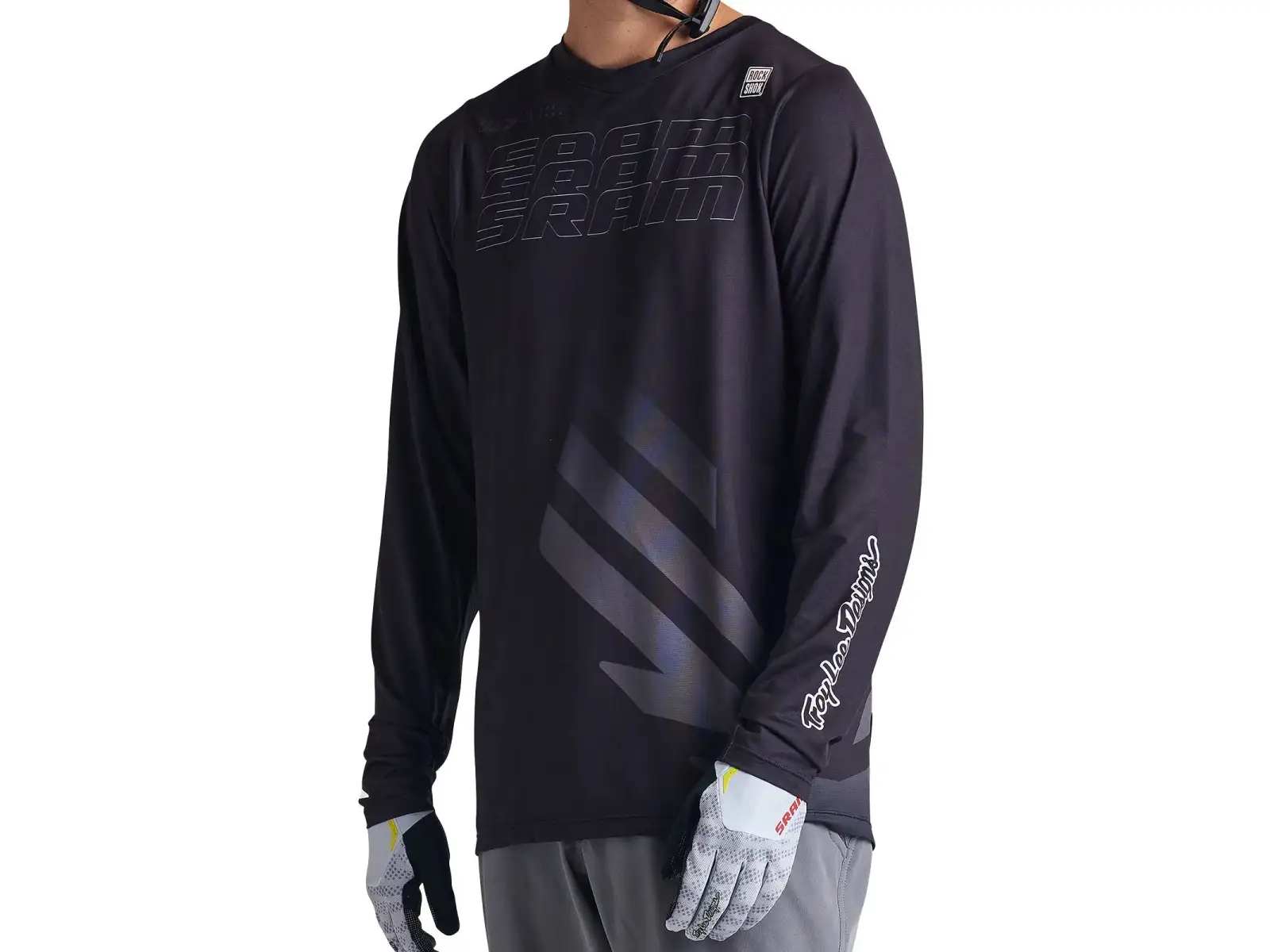 Troy Lee Design Skyline SRAM Eagle One pánsky dres krátky rukáv Black
