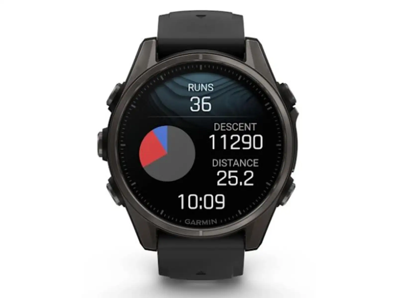 Garmin fenix 8 - 43 mm AMOLED Sapphire inteligentné hodinky Carbon titanium Black/Pebble grey