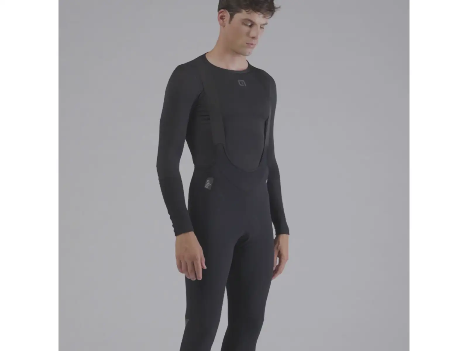 Alé R-EV1 Thermo Shield pánske zimné cyklistické nohavice Black