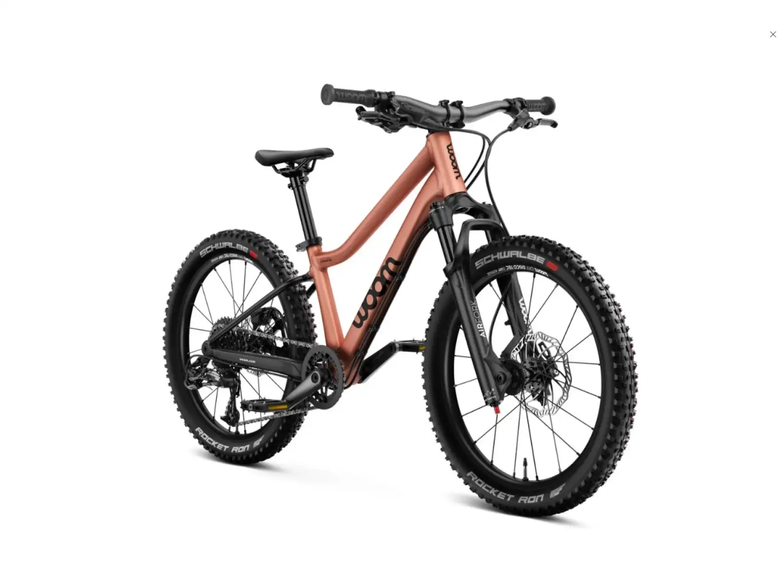Woom 5 OFF Air detský bicykel 24" Copper