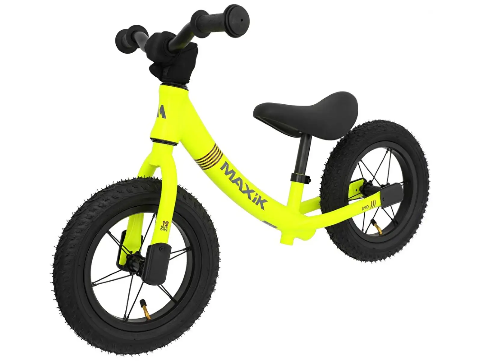 odrážadlo MAXÍK Evo Lite fluo žltá/fialová