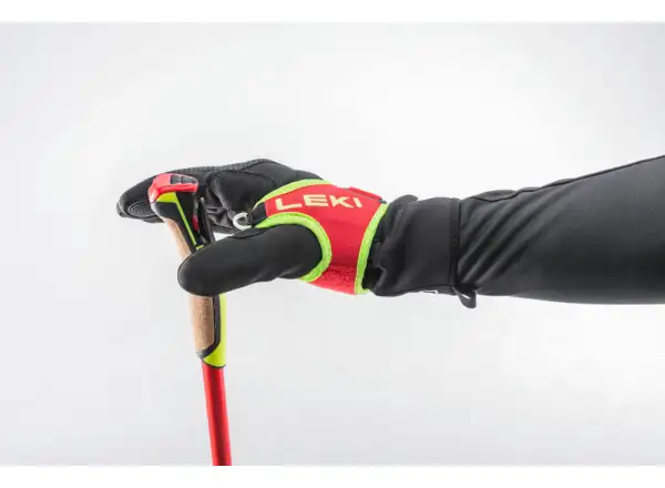 Leki PRC 750 bežecké palice bright red/neon yellow/black