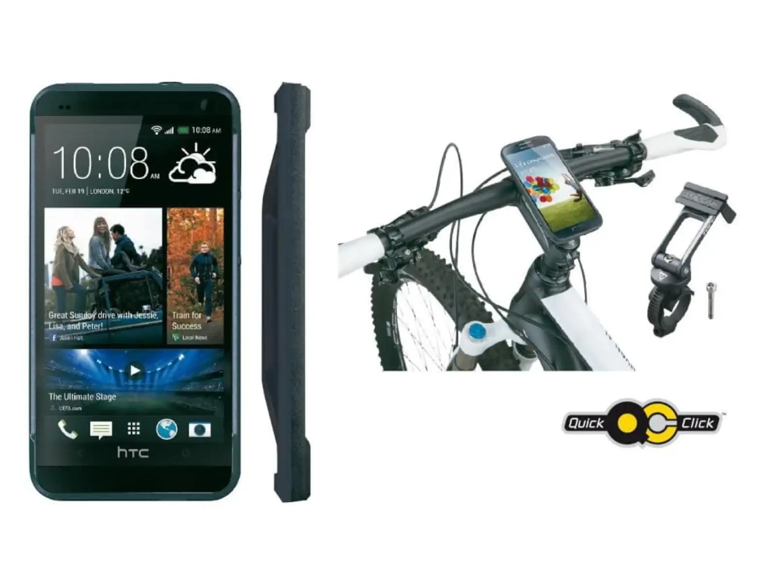 Puzdro Topeak RIDECASE pre HTC One čierne