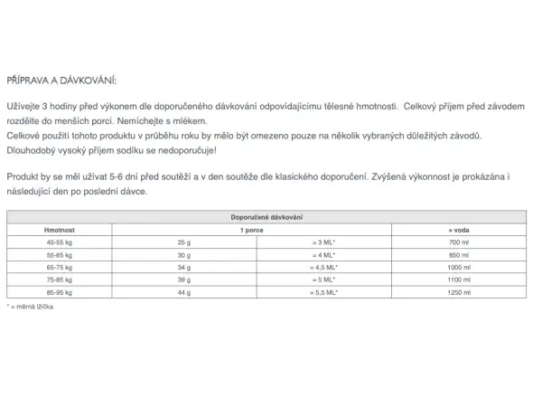 Sponser Lactat Buffer vyrovnanie pôsobenia laktátu 600 g