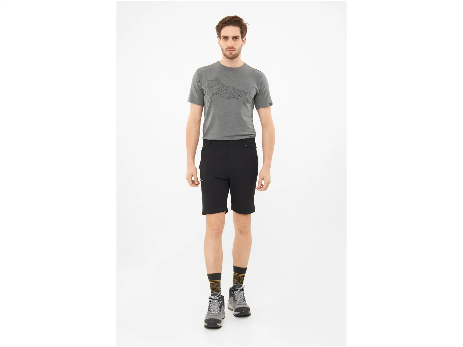 Viking Rocklyn 2in1 pánske nohavice black
