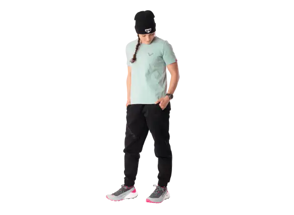 Dynafit Back Graphic Cotton dámske tričko krátky rukáv Cloud Blue/Twilight