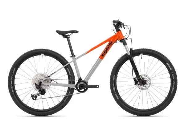 Superior Team 27.3 detský horský bicykel Gloss Grey/Red