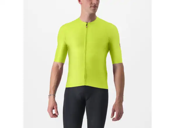 Castelli Aero Race 6.0 Pánsky dres s krátkym rukávom Electric Lime