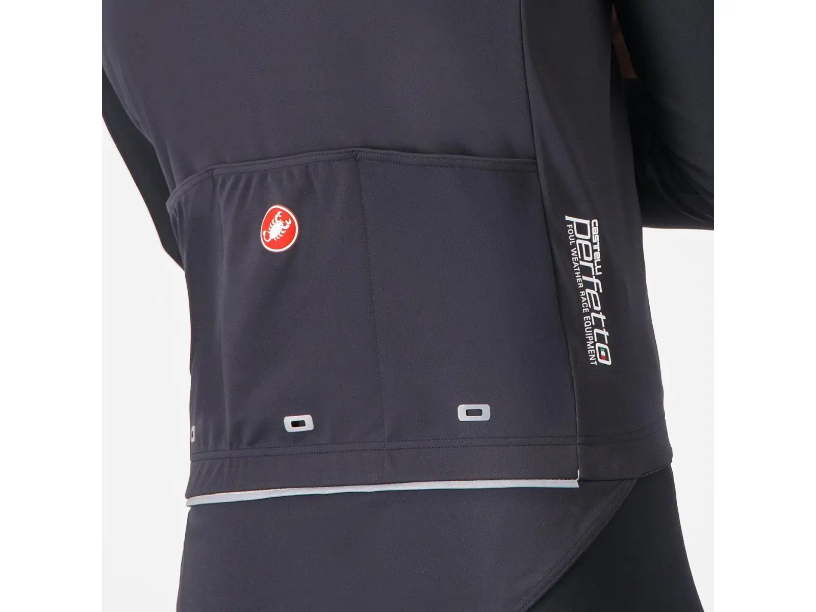 Castelli Perfetto RoS 3 Jacket pánska bunda Light Black/Silver Reflex