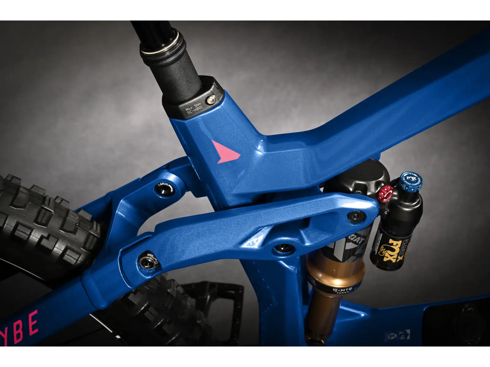 Haibike Hybe 11 Blue/Magenta/Pink celoodpružený elektrobicykel