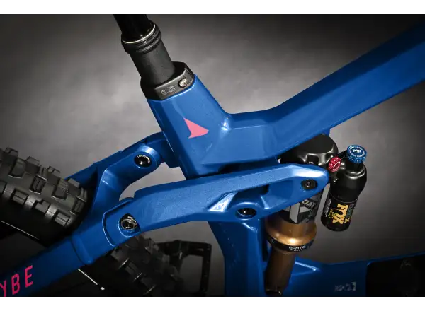 Haibike Hybe 11 Blue/Magenta/Pink celoodpružený elektrobicykel