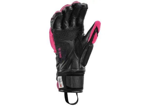 Leki WCR Venom SL 3D dámske závodné rukavice Black-Pink