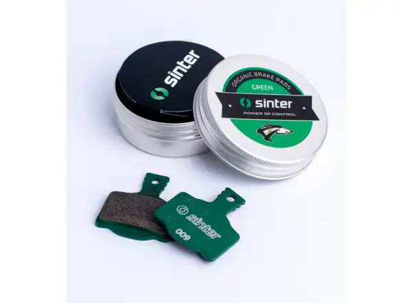 Sinter Magura/Campagnolo brzdové doštičky polymér zelená