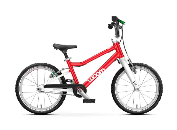 Woom GO 3 Red 16 detský bicykel