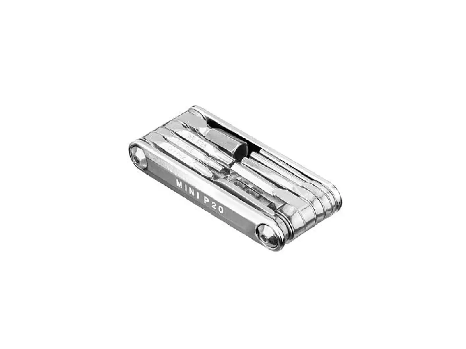 Multifunkčný kľúč Topeak Mini P20 20 funkcií strieborný