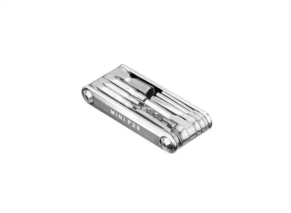 Multifunkčný kľúč Topeak Mini P20 20 funkcií strieborný