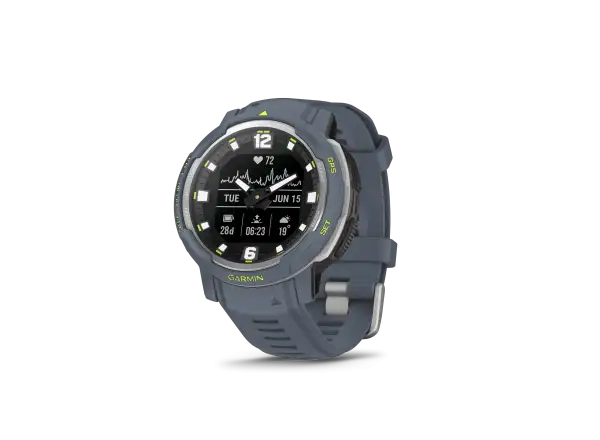 Garmin Instinct Crossover Standard Edition inteligentné hodinky Blue Granite