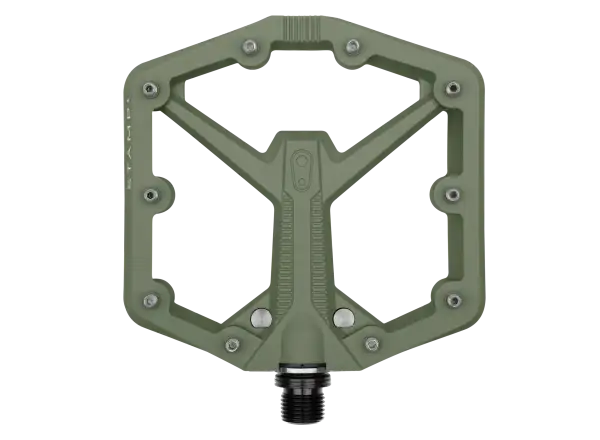 CRANKBROTHERS Stamp 1 Large platformové pedále Green Gen 2