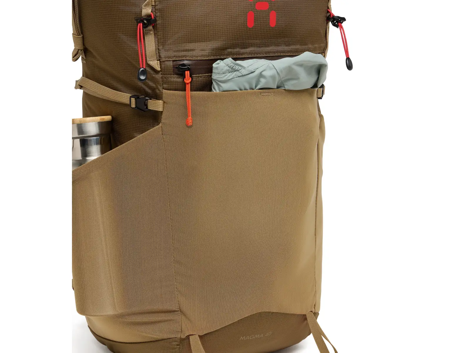 Haglöfs Magma Rolltop 40 WR batoh Teak Brown/Oak Brown 40l