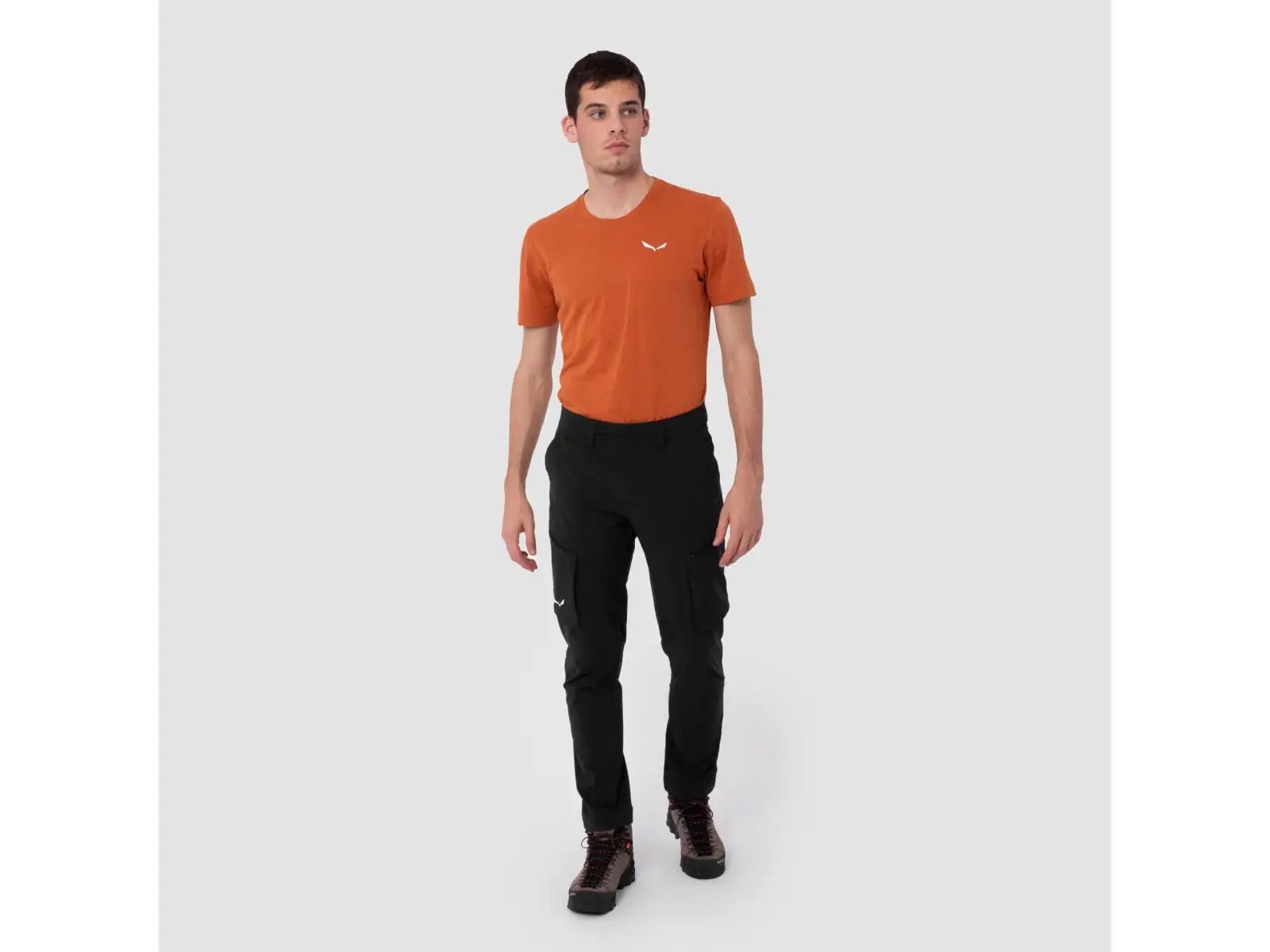 Salewa Puez Durastretch Cargo pánske nohavice Black Out