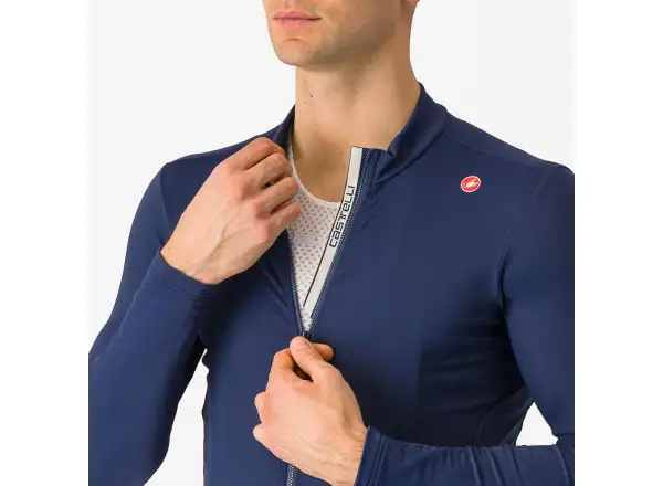 Castelli Espresso Thermal pánsky dres Belgian Blue