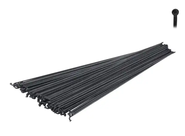 Silový drôt z nehrdzavejúcej ocele čiernej farby