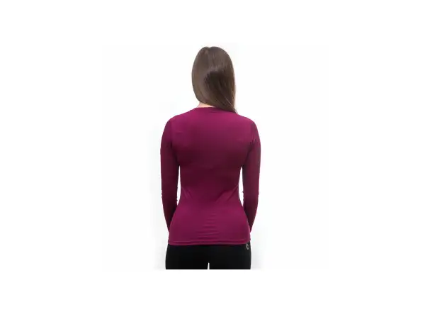 Sensor Merino Active dámske tričko dlhý rukáv Lilla