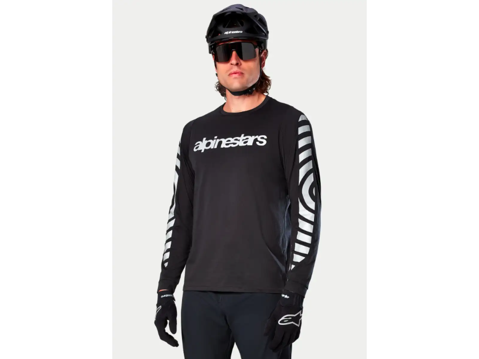 Alpinestars A-Dura Dri Oscar pánsky dres dlhý rukáv Black Reflective