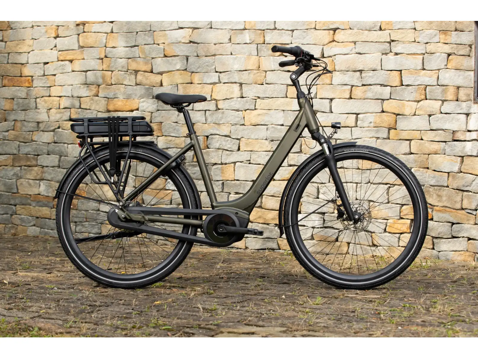 Superior eMOVE 6.3 mestský elektrobicykel Matte Dark Green