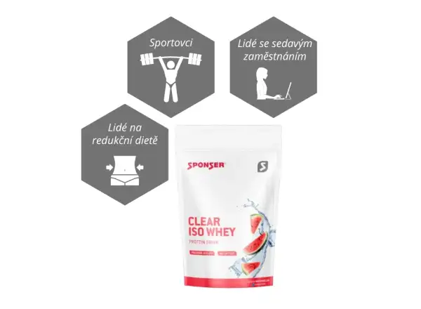 Srvátkový izolát Sponser Clear Iso Whey (450 g)