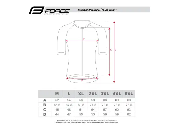 Force Sway pánsky dres krátky rukáv Fluo