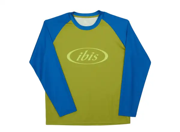 Ibis Trail pánsky dres dlhý rukáv Green/Blue