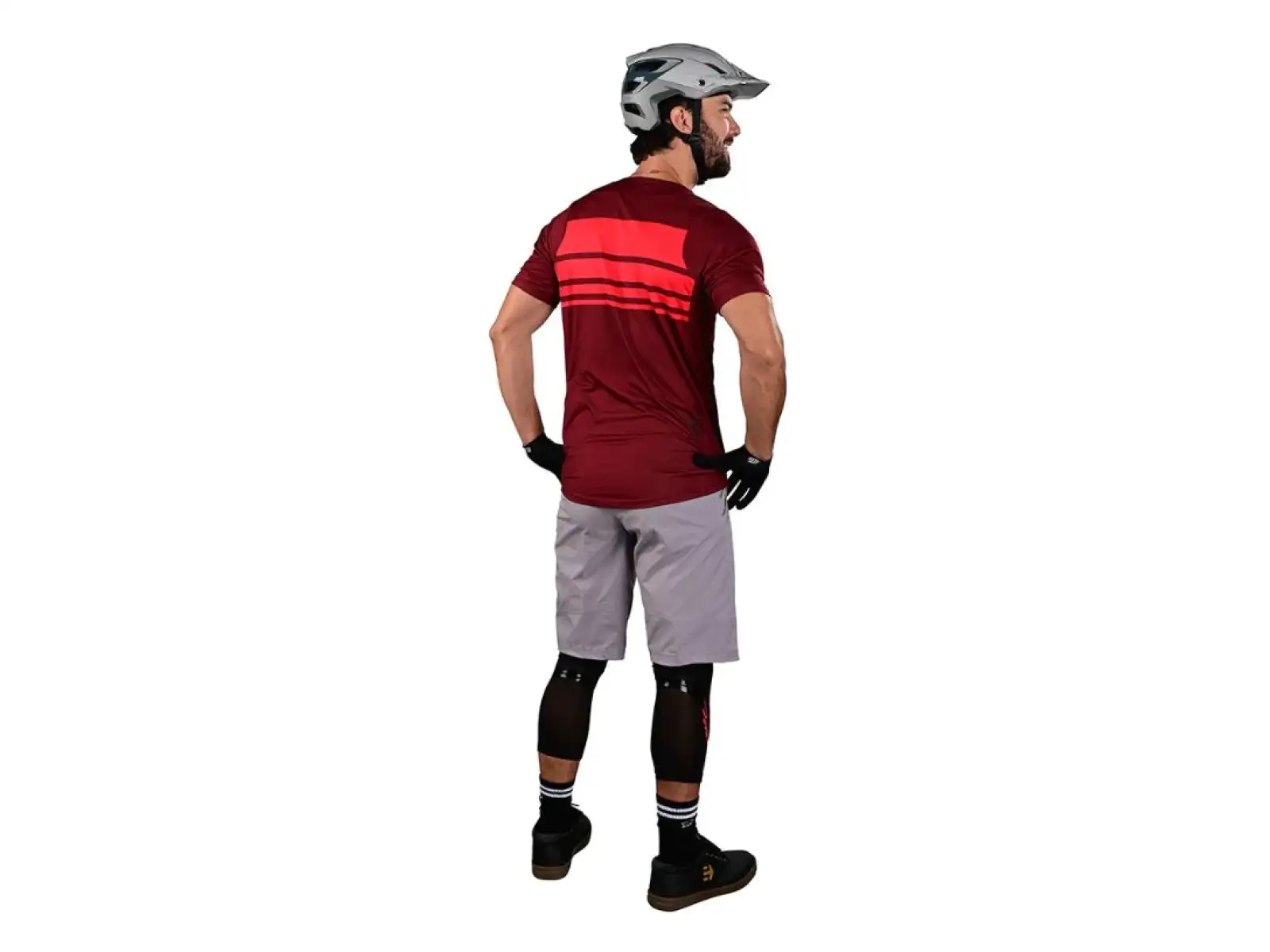 Troy Lee Designs Skyline Air SS Pánske tričko s krátkym rukávom Stacks Syrah