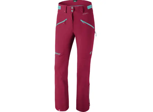 Dynafit Beast Hybrid Dámske hybridné nohavice Beet Red