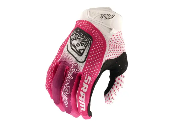 Troy Lee Designs x SRAM Air rukavice Radioscape Fuchsia