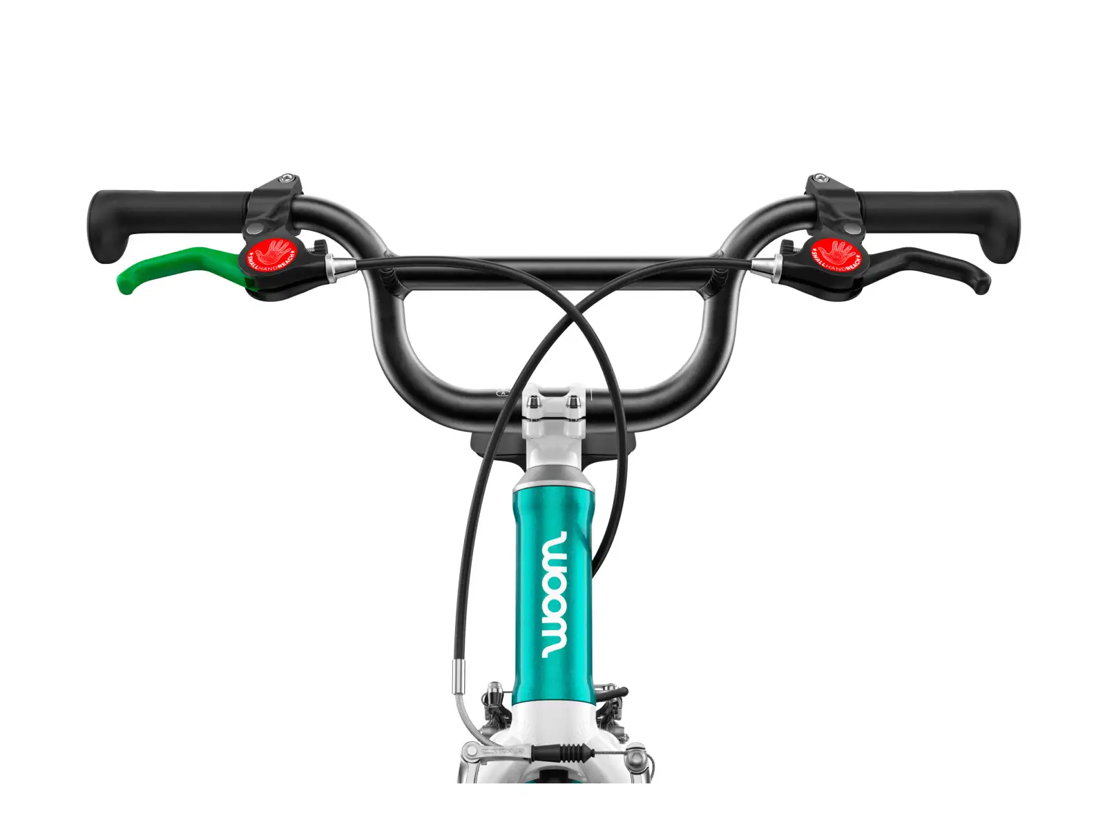 Woom GO 3 detský bicykel 16" Metallic Turquoise